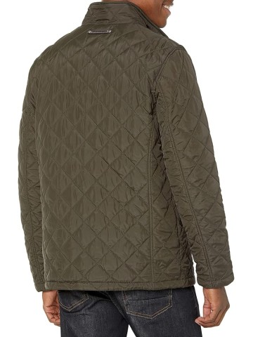 Men's Stand Collar Quilted Jacket